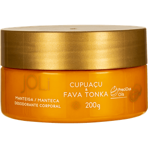 Manteiga Corporal Joli Cupuaçu e Fava Tonka 200ml