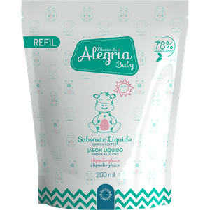 Refil Sabonete Líquido Mania de Alegria Baby 200ml