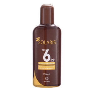 Óleo Bronzeador FPS 6  Solaris 150ml