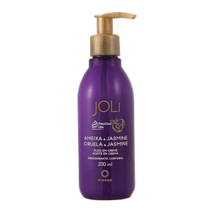 Óleo em creme desodorante corporal Ameixa e Jasmine